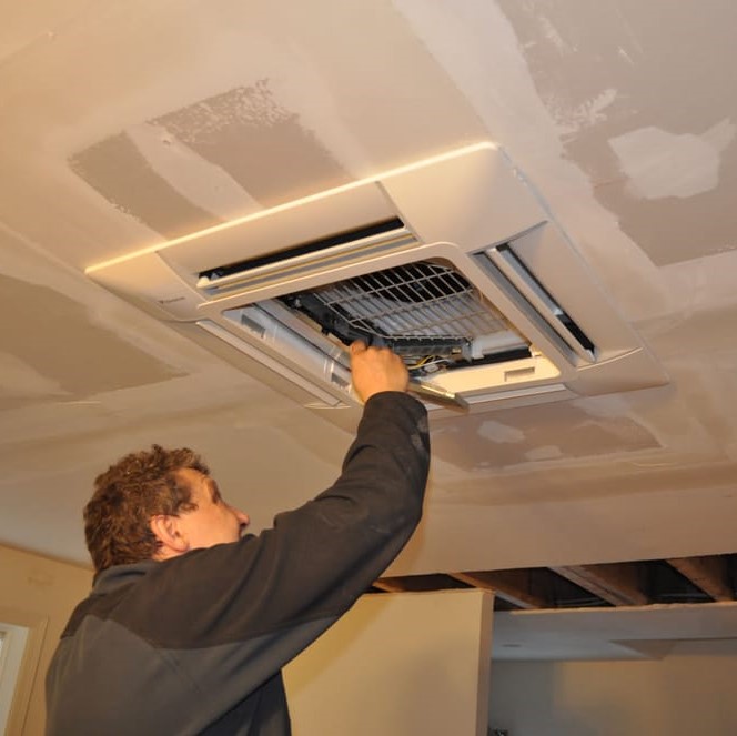 Монтаж кассетных кондиционеров